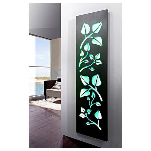 SZ Metall Badkamerradiator Leaves Design-radiator wit 47 cm x 120 cm