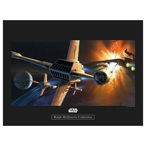 Komar Poster Star Wars Classic RMQ Endor omloopbaan was multicolor 40 cm x 30 cm