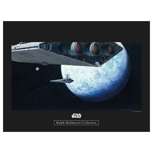 Komar Poster Star Wars Classic RMQ Hoth omloopbaan multicolor 40 cm x 30 cm