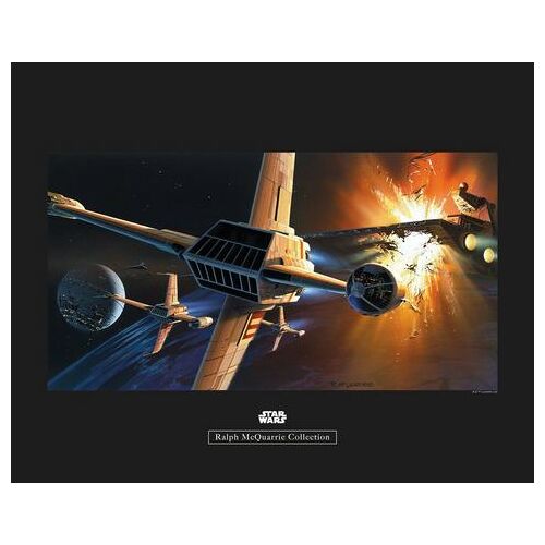 Komar Poster Star Wars Classic RMQ Endor omloopbaan was multicolor 50 cm x 40 cm