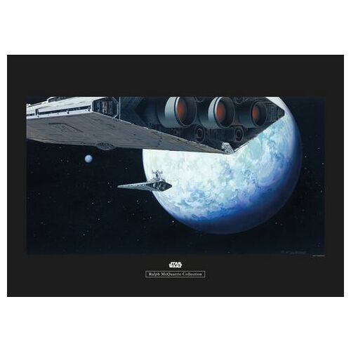 Komar Poster Star Wars Classic RMQ Hoth omloopbaan multicolor 70 cm x 50 cm