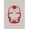 Komar Artprint Iron Man Helmet MK 43 Kinderkamer, slaapkamer, woonkamer (1 stuk) rood 50 cm x 70 cm