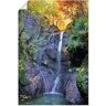 Artland Artprint Niedersonthofener waterval in Allgäu als artprint op linnen, poster in verschillende formaten maten beige 20 cm x 30 cm