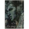 Artland Artprint Elvis the King als artprint van aluminium, artprint voor buiten, artprint op linnen, poster, muursticker groen 80 cm x 120 cm