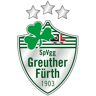 Wall-Art Wandfolie Voetbalclub SpVgg Greuther Fürth logo (1 stuk) multicolor 20 cm x 31 cm x 0,1 cm