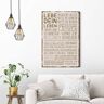 Reinders! Decoratief paneel Denk positief beige