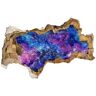 Wall-Art Wandfolie Nebula sticker 3D heelal sterren (1 stuk) multicolor 80 cm x 50 cm x 0,1 cm