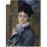 Artland Artprint Afbeelding van madame Claude Monet. 1872 als artprint op linnen, muursticker of poster in verschillende maten bruin