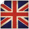 Artland Poster Verenigd Koninkrijk vlag als artprint van aluminium, artprint op linnen, muursticker of poster in verschillende maten rood