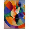 Artland Artprint op linnen Cirkelvormen, zon 1912x13 multicolor