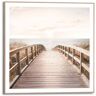 Reinders! Artprint Brücke zum Strand beige