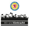 Wall-Art Wandfolie Eintracht Brunswijk fans logo (1 stuk) multicolor 100 cm x 90 cm x 0,1 cm
