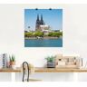 Artland Poster Keulse domkerk als artprint van aluminium, artprint op linnen, muursticker of poster in verschillende maten blauw