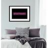 queence Wanddecoratie STUTTGART LIGHTS (1 stuk) paars 50 cm x 40 cm