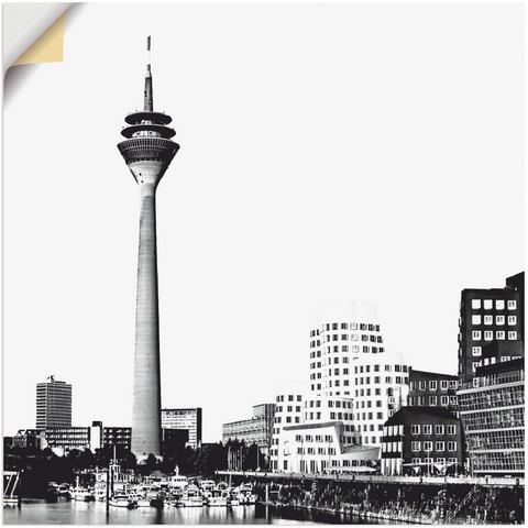 Artland artprint »Düsseldorf Collage Skyline 15«  - 22.99 - zwart