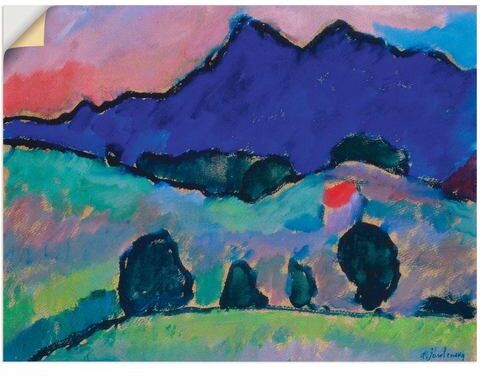 Artland artprint »Blauer Berg. 1910«  - 41.99 - blauw