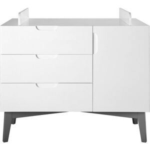 Roba® Commode Retro 2 Gemaakt in Europa wit B/H/T: 118/103/78 cm