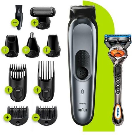 Braun »10-in-1 Multi-Grooming-Kit 7 MGK7221« multifunctionele trimmer  - 74.99 - grijs