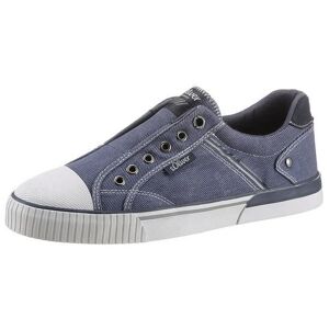 s.Oliver Slip-on sneakers instappers  - 45.95 - blauw - Size: 41;42;43;44;45;46