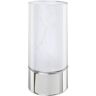 Creativ home Decoratieve ledverlichting Kerst versiering van glas, set van 2, met stereffect (set, 2 stuks) zilver