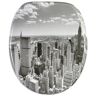 Sanilo Toiletzitting Skyline New York grijs