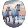 Sanilo Toiletzitting Paarden met soft-closemechanisme multicolor
