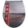 Sanilo Toiletzitting Flat San Francisco met soft-closemechanisme grijs