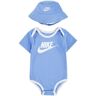 Nike Sportswear Babyuitzet CORE BUCKET HAT & BODYSUIT 2PC SET (set, 2-delig) blauw