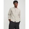 Jack & Jones Overhemd met lange mouwen JCOCOLLECTIVE ZAC OVERSHIRT LS SN wit Extra Small