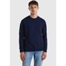 United Colors of Benetton Trui met ronde hals in cleane look blauw Extra Small