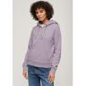 Superdry Hoodie METALLIC VENUE LOGO HOODIE paars Extra Small