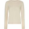 Calvin Klein Curve Trui met ronde hals INCLUSIVE COTTON SILK SWEATER beige 2X-Large