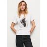 Pepe Jeans T-shirt SONYA met aansluitende pasvorm en met leuke karakteristieke frontprint wit Medium
