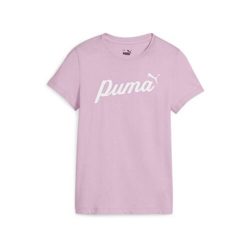 PUMA T-shirt ESS+ SCRIPT TEE G paars 128;164;176