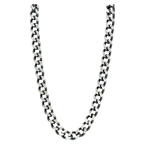 STEELWEAR Edelstalen ketting Buenos Aires, SW-636 met zirkoon (synthetisch) zilver