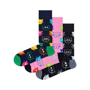 Happy Socks Sokken 3-Pack Mixed Cat Socks Gift Set (set, 3 paar) multicolor 36-40;41-46