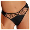 Lascana String in modieuze tattoo-look zwart 32/34;40/42;44/46