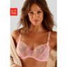 Nuance Beugel-bh gemaakt van uniek kant in een zomerse look, lingerie roze 70;75;80;85;90;95;100;105