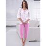 Ascafa Pyjama roze 36/38;40/42;44/46