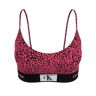 Calvin Klein Bralette-bh UNLINED BRALETTE met sportieve elastische band roze Extra Small