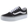 NU 20% KORTING: Vans Plateausneakers Ward Platform van textielen canvasmateriaal zwart 36;36,5;37;38;38,5;39;40;41;42