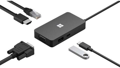 Microsoft »USB-C Travel Hub« Tablet-Dockingstation  - 89.29 - zwart