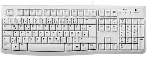 Logitech K120 toetsenbord met snoer »Vlak profiel«  - 13.99 - wit