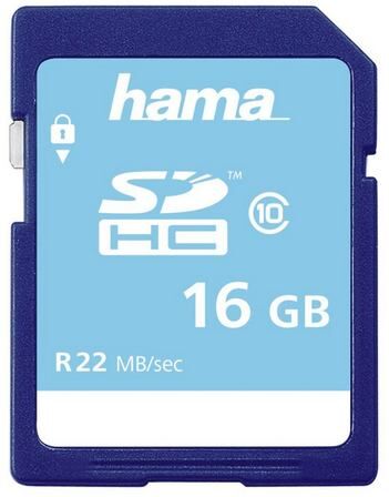 Hama Geheugenkaart SDHC, 16 GB, Class 10 »geschikt voor Full HD-video's«  - 10.99