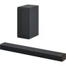 LG Soundbar DS40Q AI Sound Pro, Hi Res Audio, TV Soundmode Share, draadloze subwoofer zwart