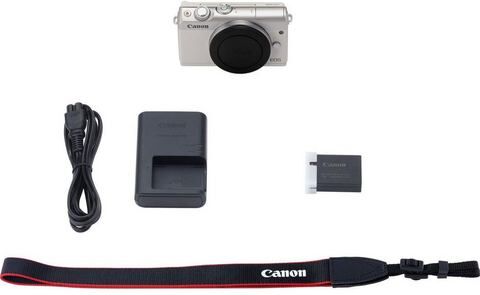 Canon »EOS-M100BODY EU26« systeemcamera-body (24,2 MP, NFC wifi, bluetooth)  - 453.26 - wit