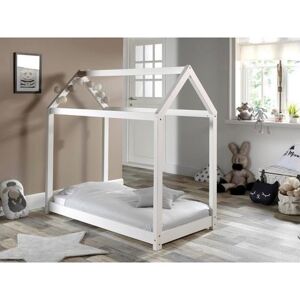 Vipack Kinderledikant Cabane Huisbed wit