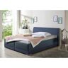 Maintal Gestoffeerd bed Makana met bedlade, ook beschikbaar in h4 blauw Struktur / Kunstleder