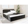 Westfalia Polsterbetten Gestoffeerd bed Shawn bed verkrijgbaar in twee verschillende hoogtes zwart 210 cm x 42 cm