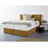 Guido Maria Kretschmer Home&Living Boxspring DOWNTON ook in cord (ribfluweel), pocketvering matras, incl. bedlade geel Cord